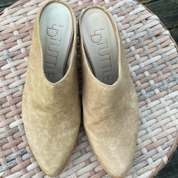 LD Tuttle The Cloak Leather Mules in Aged Tan 37.5 - Picture 4 of 9